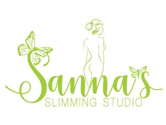 Sanna Slimming Studio logo design by MUSANG