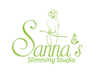 Sanna Slimming Studio logo design by MUSANG