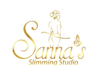 Sanna Slimming Studio logo design by MUSANG