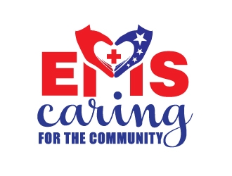 EMS: Caring For The Community logo design by Cyds