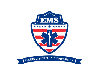 EMS: Caring For The Community logo design by nona
