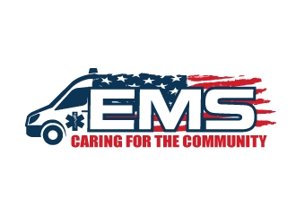 EMS: Caring For The Community logo design by Xeon
