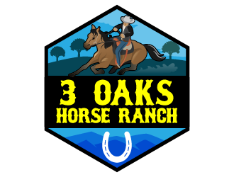 3 Oaks Horse Ranch logo design by reight