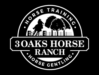 3 Oaks Horse Ranch logo design by ORPiXELSTUDIOS