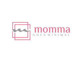 Momma Goes Minimal logo design by mutafailan