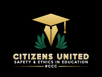 Citizens united for safety & ethics in education #CCC logo design by nona