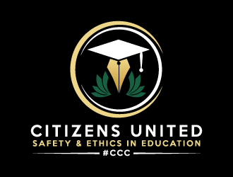 Citizens united for safety & ethics in education #CCC logo design by nona