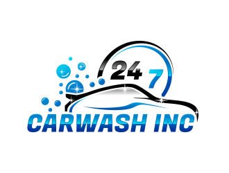 24/7 CarWash logo design by hidro