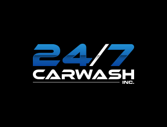 24/7 CarWash logo design by lexipej
