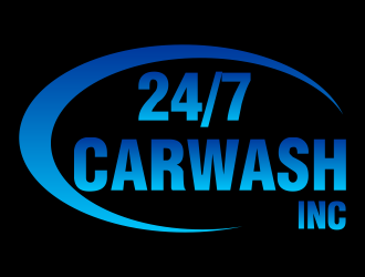 24/7 CarWash logo design by beejo