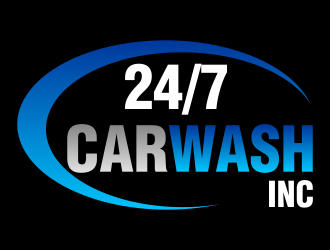 24/7 CarWash logo design by beejo
