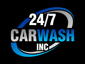 24/7 CarWash logo design by beejo