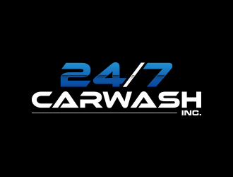 24/7 CarWash logo design by lexipej