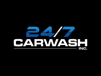 24/7 CarWash logo design by lexipej