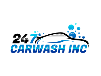 24/7 CarWash logo design by hidro