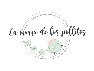 La mamá de los pollitos logo design by Edina