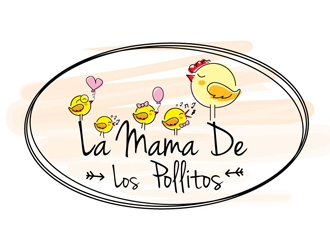 La mamá de los pollitos logo design by shere
