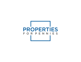 Properties For Pennies logo design by L E V A R