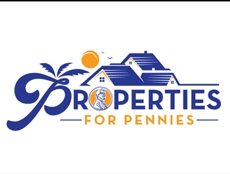 Properties For Pennies logo design by shere