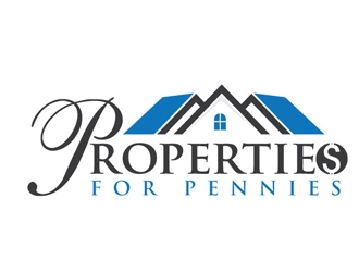 Properties For Pennies logo design by shere