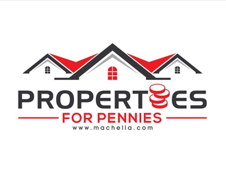 Properties For Pennies logo design by shere