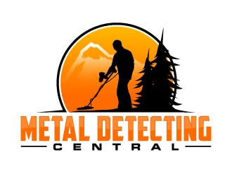 metal detecting central logo design by daywalker