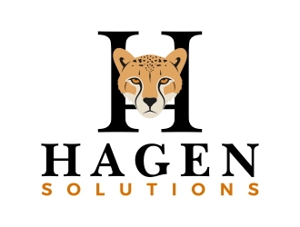 Hagen Solutions logo design by Mbezz