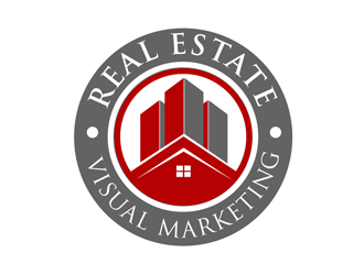 real estate visual marketing logo design by kunejo