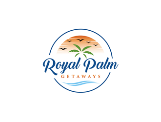 Royal Palm Getaways logo design by alby