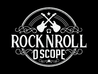 Rock n Roll O Scope logo design by Suvendu