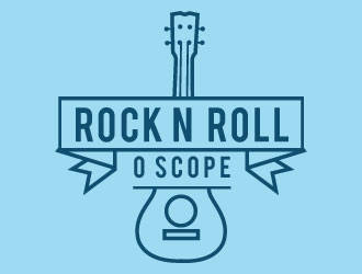 Rock n Roll O Scope logo design by Suvendu