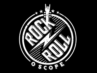 Rock n Roll O Scope logo design by shere