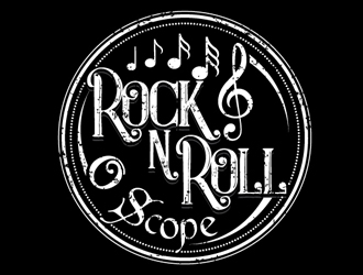 Rock n Roll O Scope logo design by shere