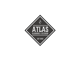 Atlas Alehouse & Kitchen logo design by bricton