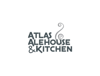 Atlas Alehouse & Kitchen logo design by blink
