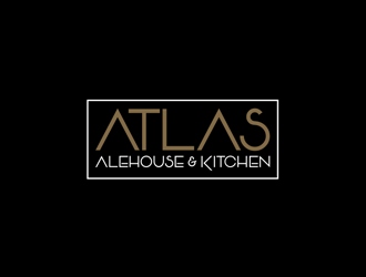 Atlas Alehouse & Kitchen logo design by johana