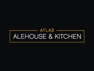 Atlas Alehouse & Kitchen logo design by maserik