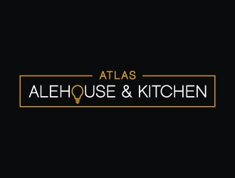 Atlas Alehouse & Kitchen logo design by maserik