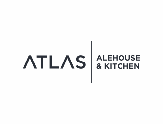 Atlas Alehouse & Kitchen logo design by ammad