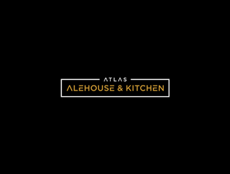 Atlas Alehouse & Kitchen logo design by ndaru