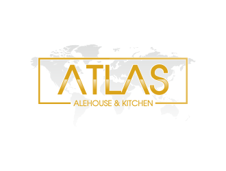 Atlas Alehouse & Kitchen logo design by qqdesigns