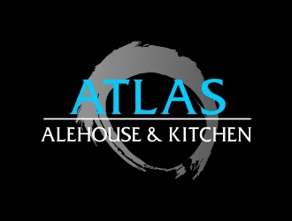 Atlas Alehouse & Kitchen logo design by mckris