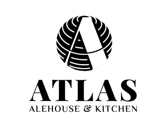 Atlas Alehouse & Kitchen logo design by Coolwanz