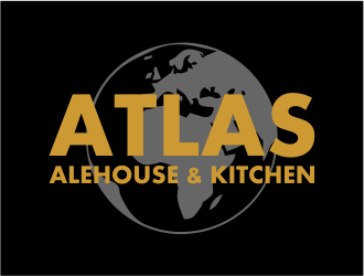 Atlas Alehouse & Kitchen logo design by cintoko