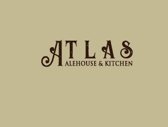 Atlas Alehouse & Kitchen logo design by AYATA