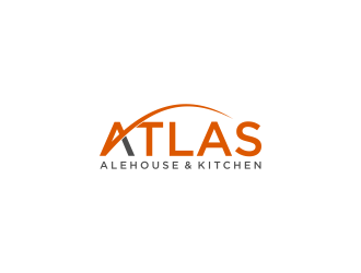 Atlas Alehouse & Kitchen logo design by L E V A R