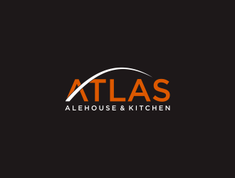 Atlas Alehouse & Kitchen logo design by L E V A R
