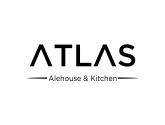 Atlas Alehouse & Kitchen logo design by afra_art