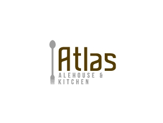 Atlas Alehouse & Kitchen logo design by Mad_designs
