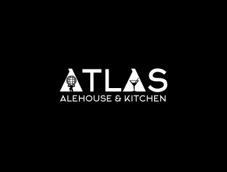 Atlas Alehouse & Kitchen logo design by Rock